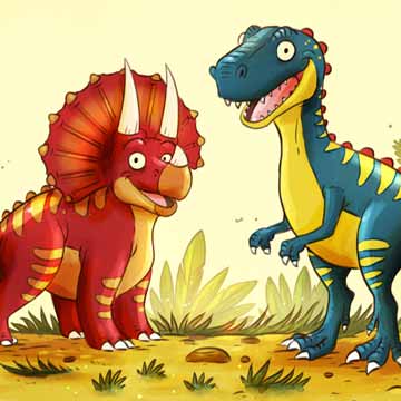 Zwei Dinos wollen nach Hause - Bild 1